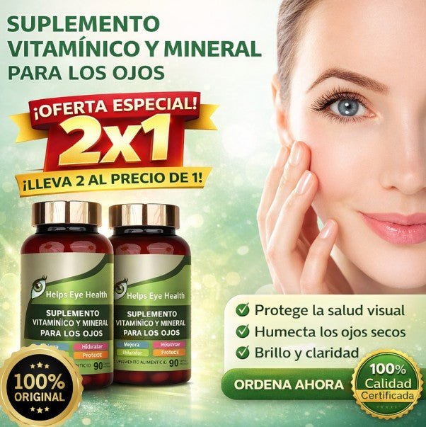 ZOOONE:  EYE VITAMIN ® – 120 capsulas  Ojos saludables, mirada radiante. Siente el cambio